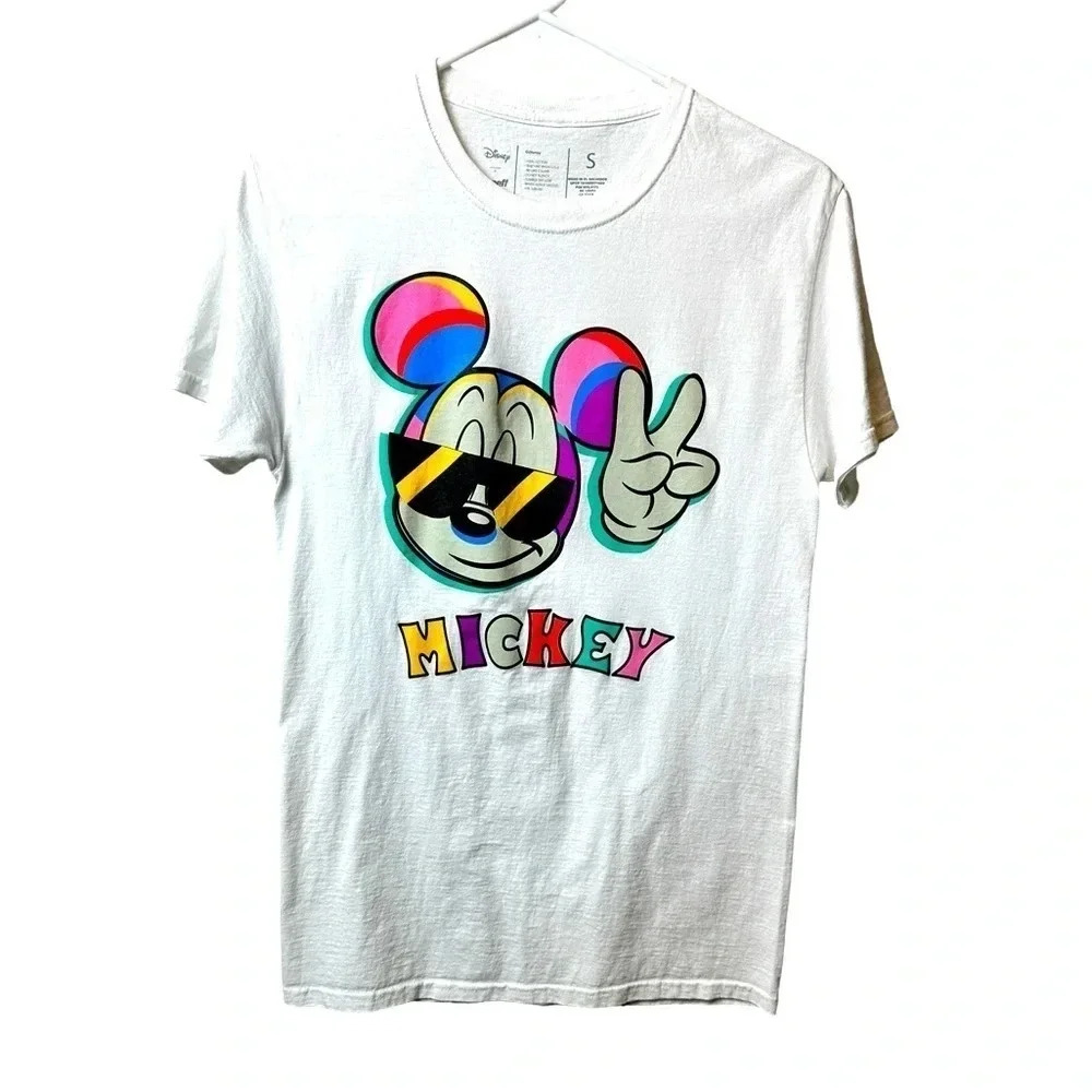 Disney + Neff Collection Mickey Mouse Short Sleeve T-shirt Size Small.